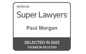Rated By Super Lawyers | Paul Morgan | Selected In 2022 | Thomson Reuters